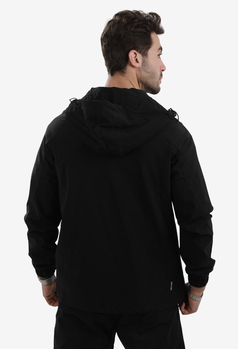 WHITE RABBIT Jacket soft with lining-Black - Image 4